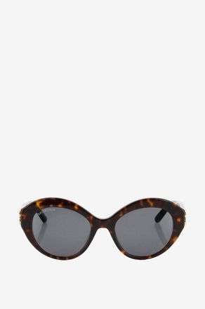 Balenciaga Ovale Sonnenbrille in Schildpattoptik Dynasty