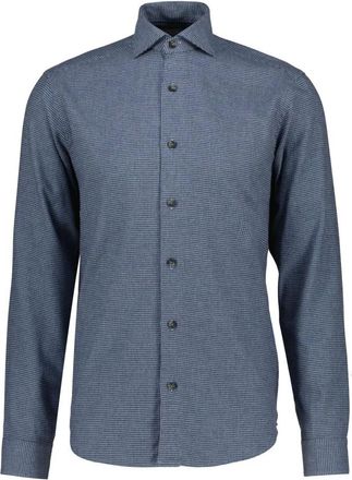 Eton Casual Hemden - Heren - Overhemden - Blauw - Maat: 2XL