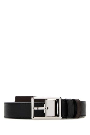 Montblanc Black Cut To Size Reversible Belt