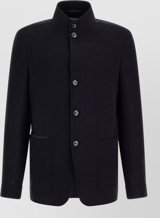 Ermenegildo Zegna cashmere single breasted coat