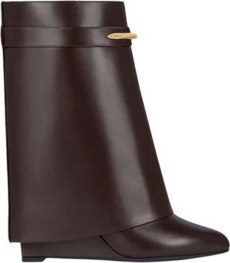 Givenchy Shark Enkellaarsjes - Dames - Enkellaarsjes - Bruin - 40 EU - Leer - Schoenen
