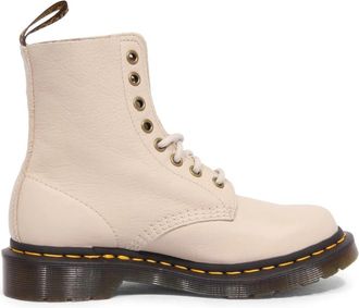 Dr. Martens Anfibio Pascal Beige Laarzen - Dames - Veterlaarzen - Beige - 36 EU - Schoenen
