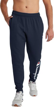 Champion Mens Powerblend Sweatpants, Navy-586296, M