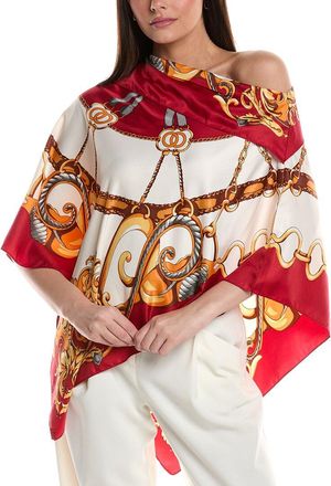 La Fiorentina Chain Print Poncho