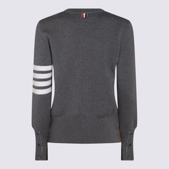 Thom Browne Dark Grey Wool Knitwear