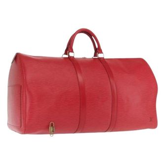 Louis Vuitton Pre-owned Weekend Bags, female, Red, Size: ONE SIZE Pre-owned Weekend Bag