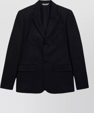 Balenciaga silk suit jacket