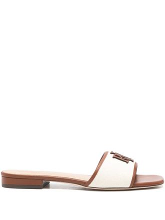 Lauren Ralph Lauren monogram-detail sandals - Neutrals