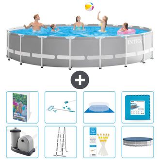 Intex Piscina Prism Frame Redonda - 610x132 Cm - 9-piezas S539