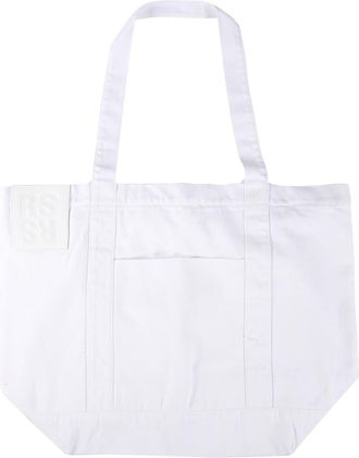 Raf Simons Kleine Denim Tote - Dames - Shoppers - Wit - ONE Size - Denim - Tassen