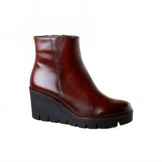 Gabor Womens Wedge Boots In Brown