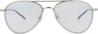 Montblanc Aviator-Frame Metal Sunglasses