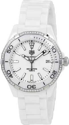 Tag Heuer Aquaracer White Dial Ladies Watch WAY1396.BH0717
