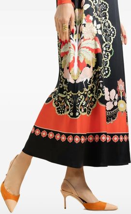 Manolo Blahnik Pumps Capsli con cinturino posteriore - Arancione