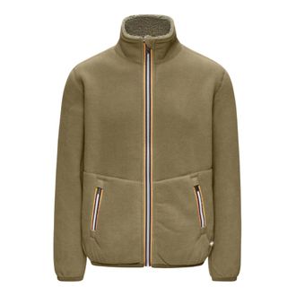 K-Way Pascal Omkeerbaar Fleecejack - Heren - Jassen - Beige - Maat: XL Fleece
