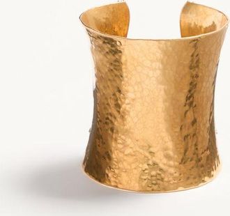 Valentino Garavani Bracciale Cuffy In Metallo Anticato Donna ANTIQUE BRASS M