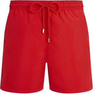 Vilebrequin Mens Solid Swim Trunks in Poppy Red at Nordstrom, Size Xx-Large