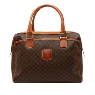 Celine Pre-owned Handbags, female, Brown, Size: ONE SIZE Pre-owned Vintage Canvas Handbag