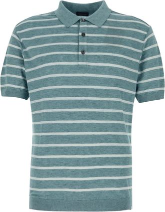 Paul & Shark Poloshirt met gestreept detail - Blauw