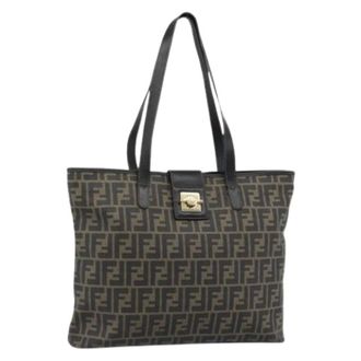 Fendi Pre-owned Tote Bags, female, Black, Size: ONE SIZE Pre-owned Vintage Tote Bag