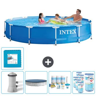 Intex Piscina Con Estructura Redonda - 366x76 Cm - 6-piezas Scb16