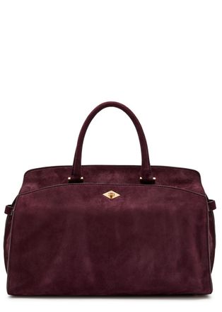 Metier Cooks Supply Private Eye Suede Tote bag - Burgundy - One Size