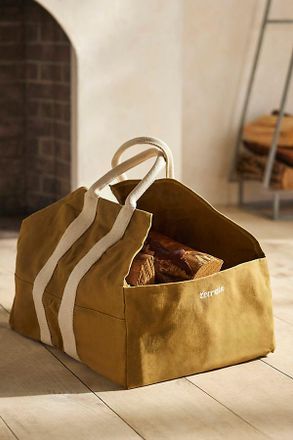 Terrain Waxed Canvas Log Carrier