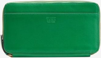 Tusk Joy Double Zip Wallet in Emerald at Nordstrom