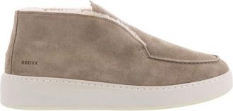 Nubikk Bont Loafer Beige Stijlvolle Schoenen - Heren - Enkellaarsjes - Beige - 46 EU - Schoenen