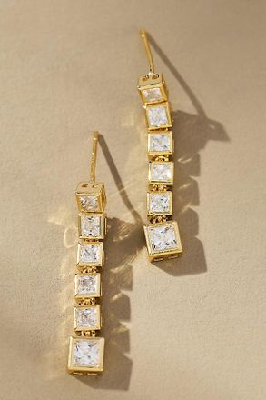 Maeve Square Glam Drop Earrings