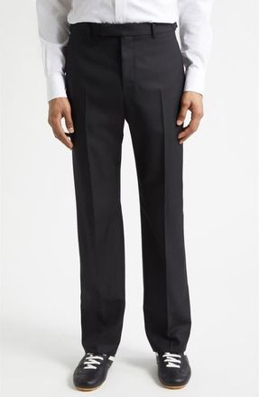 Alexander McQueen Wool Trousers in Black at Nordstrom, Size 30 Us