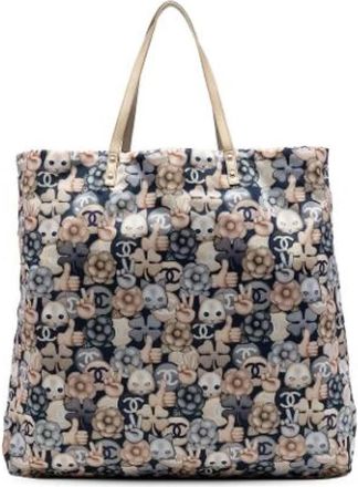Chanel Pre-owned Vintage Tote Bag - Dames - Vintage Shopper - Veelkleurig - ONE Size - Leer - Vintage