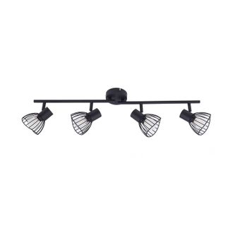 Lindby L&aacute;mpara De Techo piena En Negro Metal - Lindby