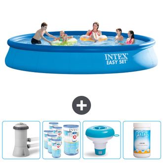 Intex Piscina Easy Set Redonda - 457x84 Cm - 7-piezas Scb89