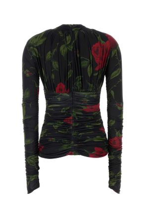Blumarine Fiore Blouse - Black