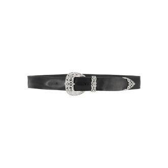 Orciani Bull Soft Trittico Belt - - Accessories - Donna - Nero - 90 CM