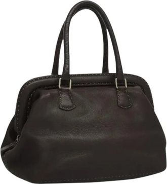 Fendi Pre-owned Handbags, female, Brown, Size: ONE SIZE Pre-owned Vintage Hand Bag