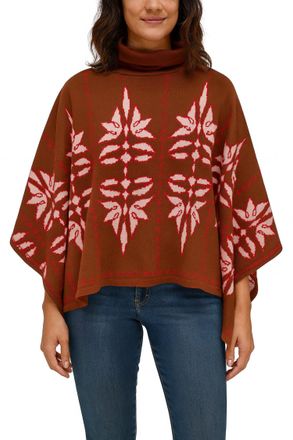THML Clothing Patterned Poncho In Multi