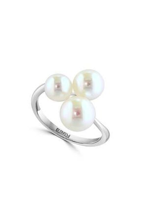 Effy Sterling Silver 6-8mm Freshwater Pearl Ring in White at Nordstrom Rack, Size 7