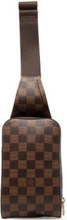 Louis Vuitton Pre-owned Geronimos - Dames - Vintage Schoudertas - Bruin - ONE Size - Vintage