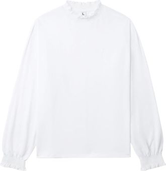 Random Identities ruffled cotton sweatshirt - men - Cotton - S - White