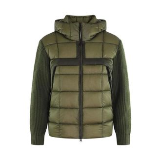 C.P. Company C.P. Company, Winter Jackets, male, Green, M, Merino Mixed Jacket