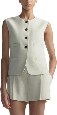 A.L.C. Georgie Linen-Blend Vest