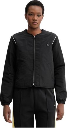 Kenzo Boke Flower 2.0 Collarless Coach Jacket - Dames - Zomerjassen - Zwart - L - Leer - Jassen