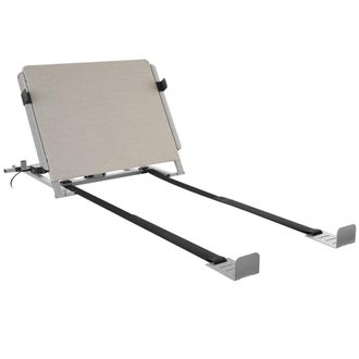 TecTake Cabecero de cama el&eacute;ctrico con marco de acero 110 x 243 x 62 cm gris