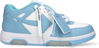 Off-white Chunky Sole White Sneakers With Layered Construction