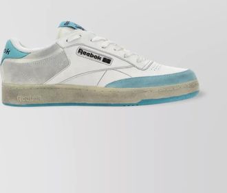 Reebok leather and suede sneakers with two-tone design