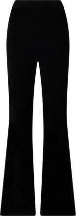 Alberta Ferretti Bell-bottom Broek - Dames - Wijde Broeken - Zwart - S - Broeken
