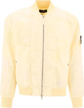 Stone Island Bomber Jacket With Subtle Texture