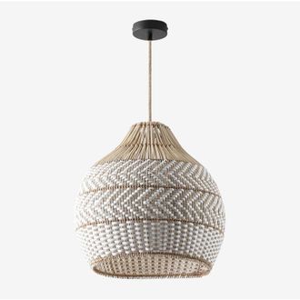 Sklum Lampada da soffitto per esterni in rattan intrecciato Llaury SKLUM